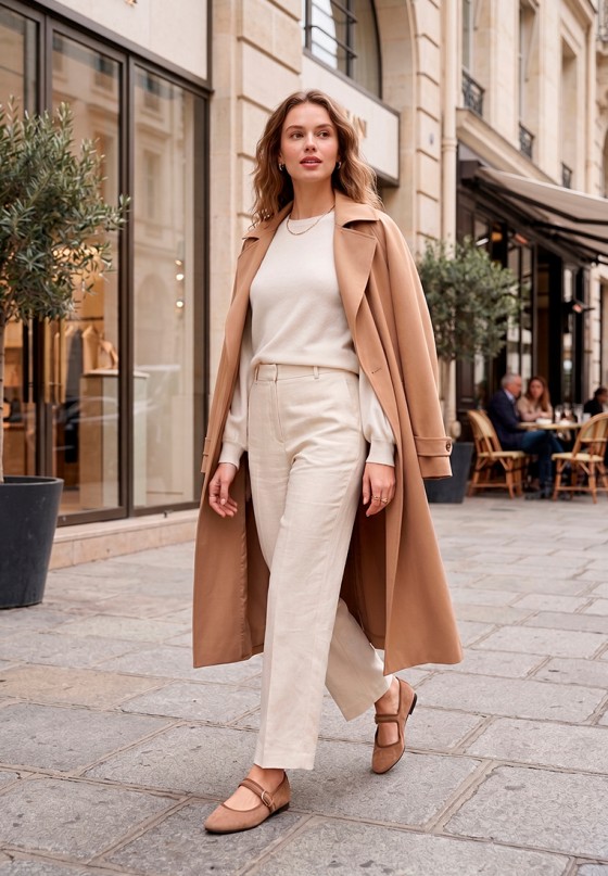 Bailarina beige de mujer Luna Collection YS-6145