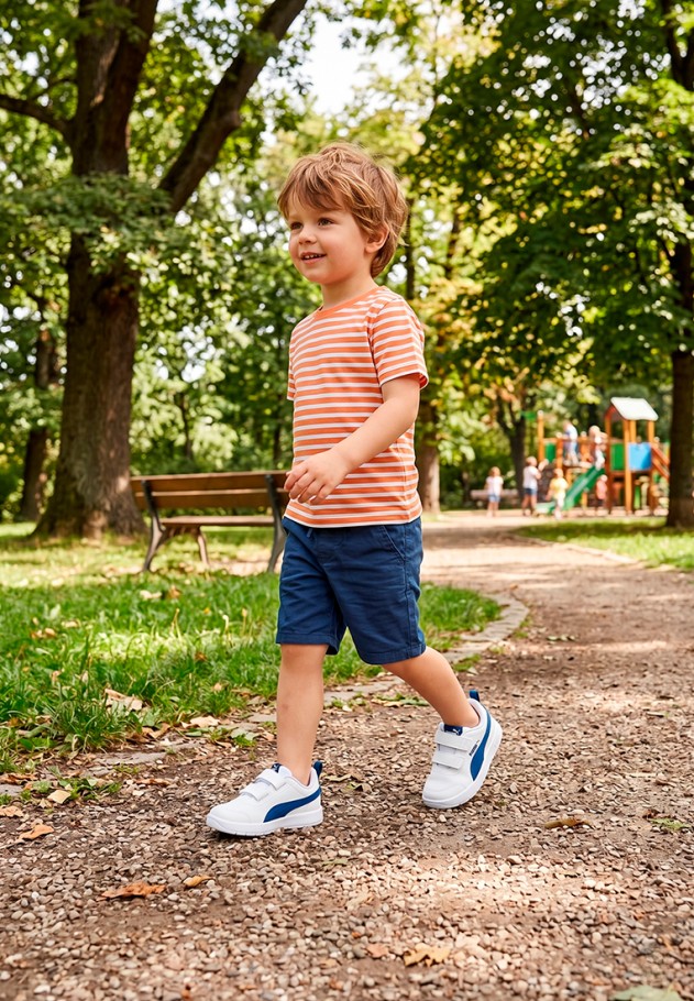 Deportivo blanco de niño PUMA 397642