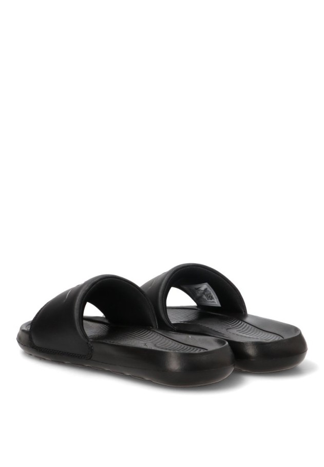 Chanclas de playa Nike CN9677 negras con pala de goma y suela plana para mujer