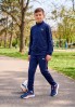 Deportivo de mujer PUMA 401517 marino textil  suela plana