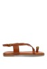 Sandalia plana camel de mujer SORAIA GZ-1U42