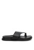 Sandalia negra con suela plana SORAIA XG-2A003 para mujer