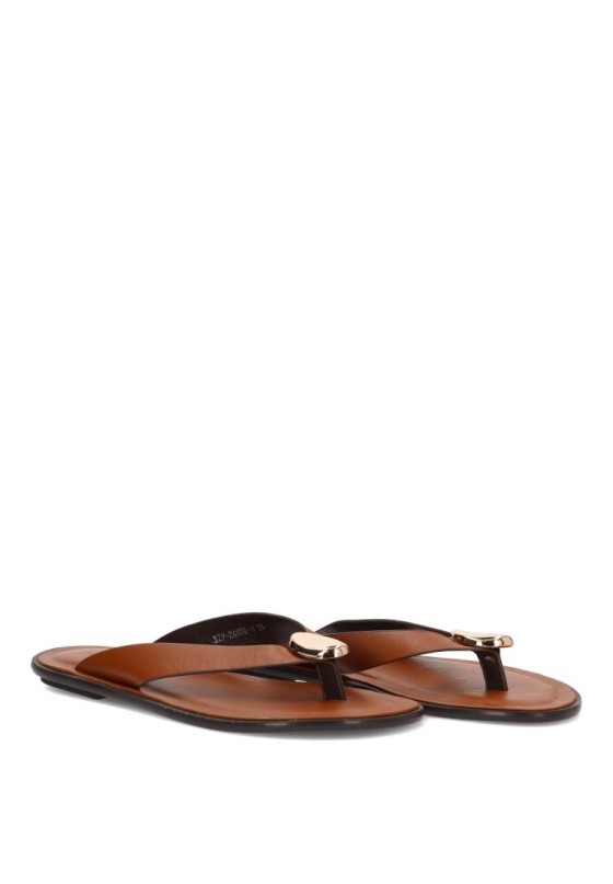 Sandalia camel de mujer SORAIA XZY-2A006
