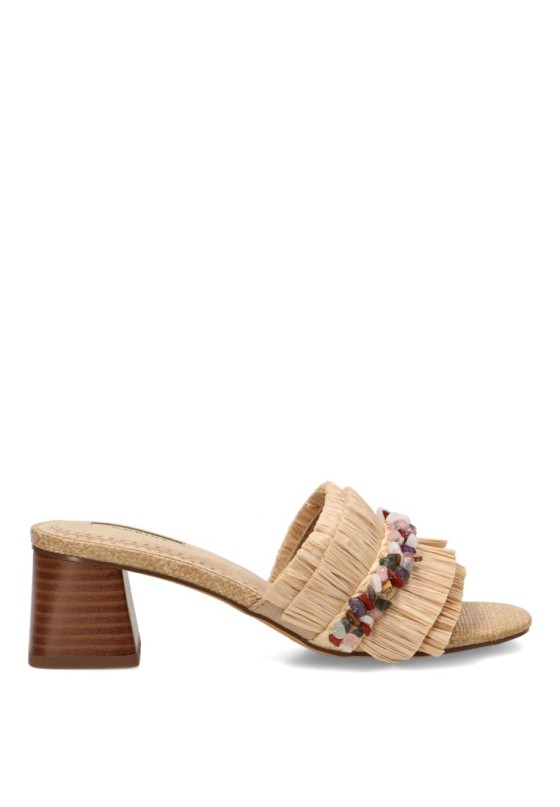 Sandalia con tacón medio de mujer LUNA TREND M6310