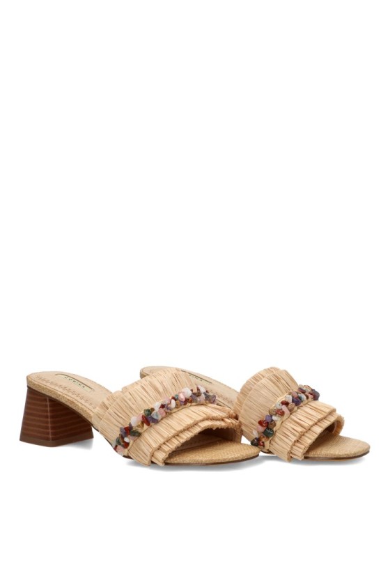 Sandalia con tacón medio de mujer LUNA TREND M6310