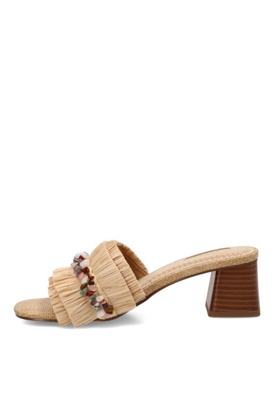 Sandalia con tacón medio de mujer LUNA TREND M6310
