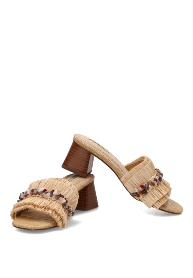 Sandalia con tacón medio de mujer LUNA TREND M6310