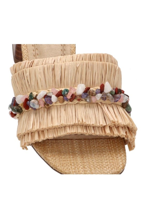 Sandalia con tacón medio de mujer LUNA TREND M6310