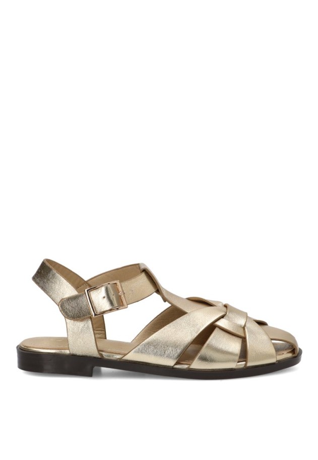 Sandalia con suela plana de mujer BUONAROTTI X-5731