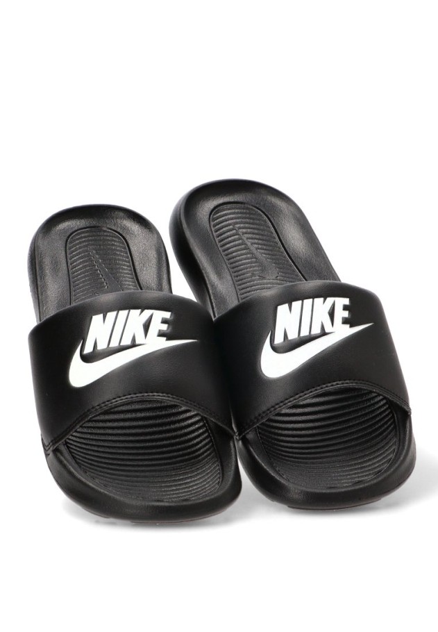 Chanclas de playa negras con suela plana para mujer NIKE CN9677