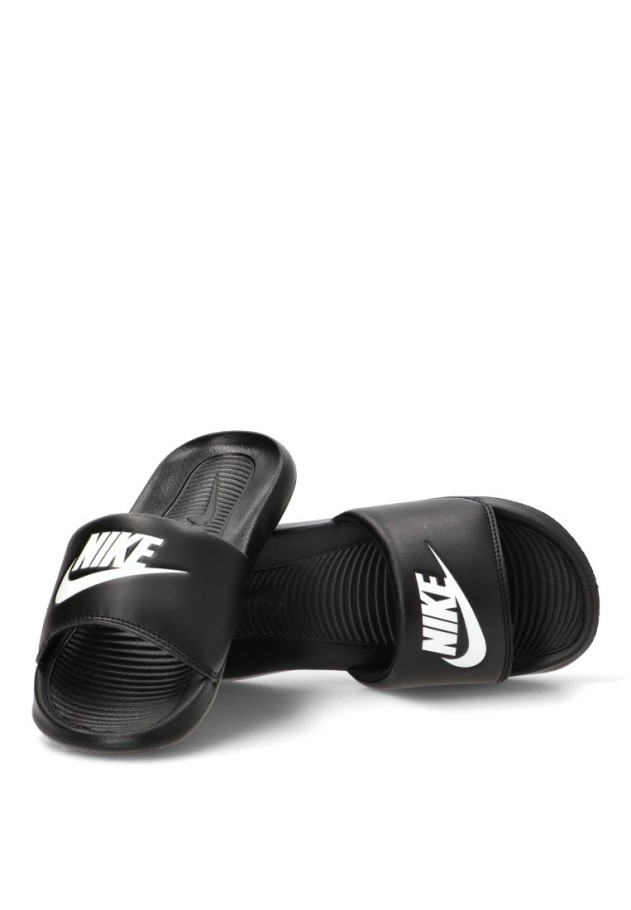 Chanclas de playa negras con suela plana para mujer NIKE CN9677