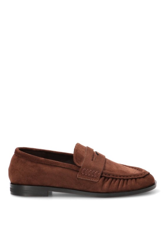 Mocasín chocolate de mujer CEREZA P146