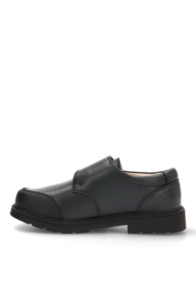 Zapato con cierre de velcro de niño BUBBLE BOBBLE C1496 marino piel