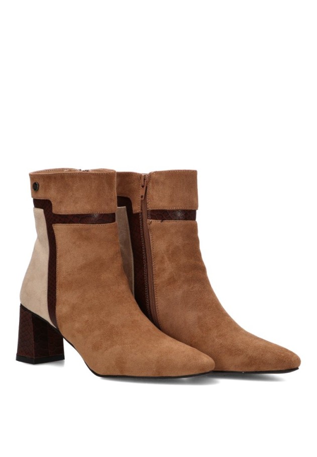 Botín camel de mujer Luna Collection A-5435