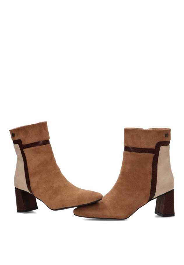 Botín camel de mujer Luna Collection A-5435