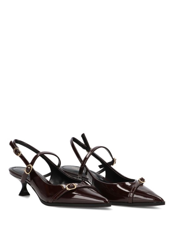 Salón slingback marrón de mujer GIOSEPPO 76190