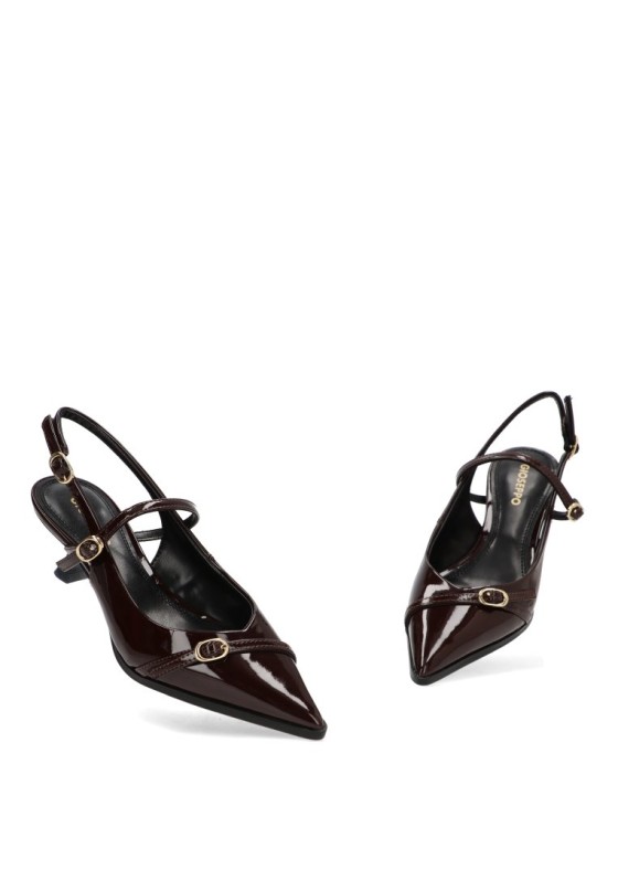Salón slingback marrón de mujer GIOSEPPO 76190