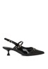 Salón slingback GIOSEPPO 76190 negro de tacón medio