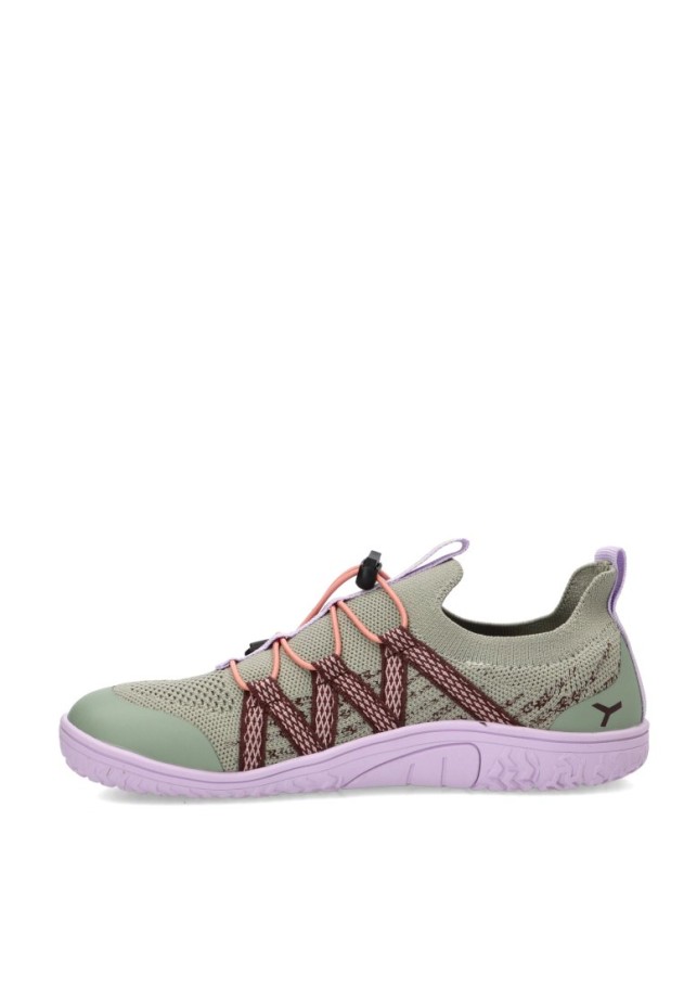 Deportivo barefoot ETIKA 50235 para mujer en kakhi