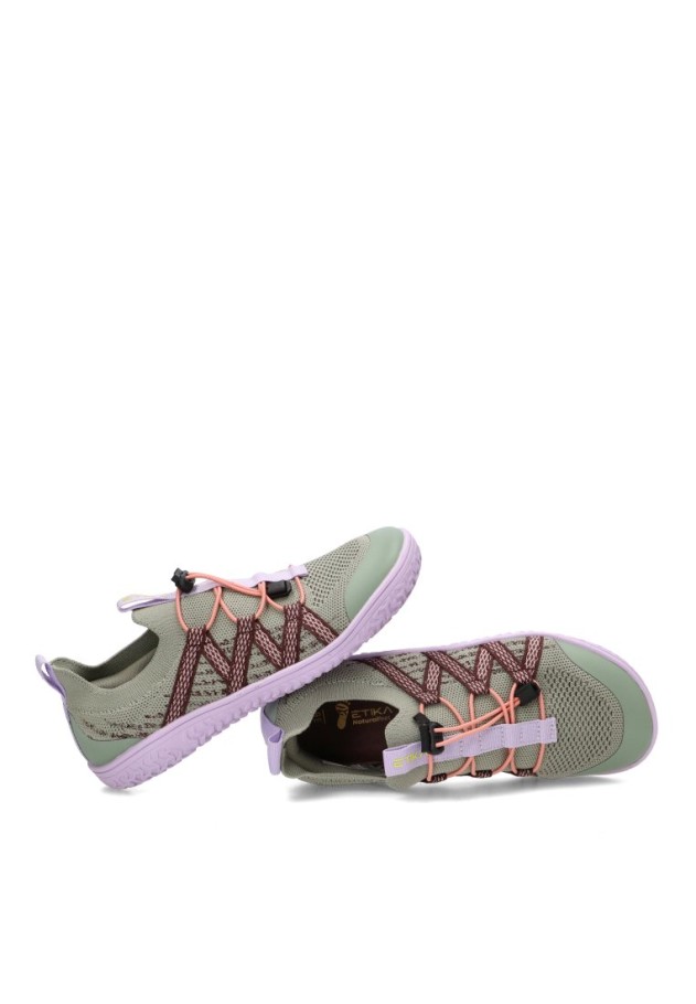 Deportivo barefoot ETIKA 50235 para mujer en kakhi
