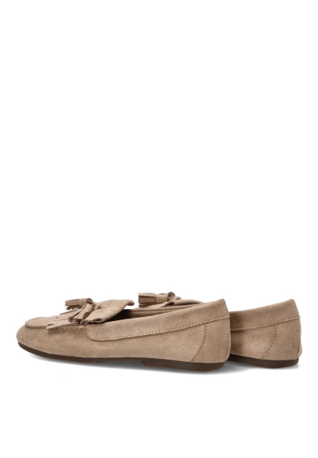 Mocasín beige BER5760 de mujer YULIA BU