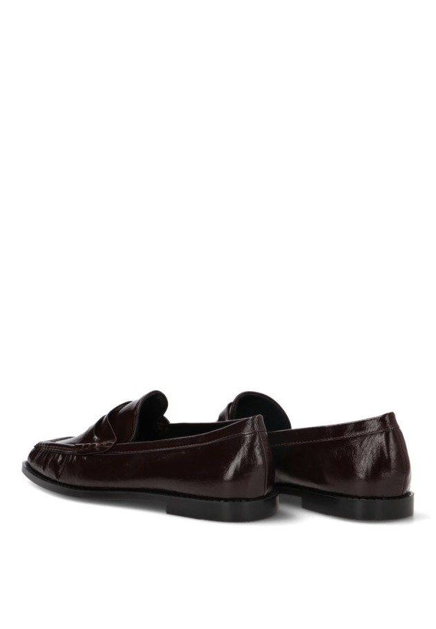 Mocasín marrón sintético para mujer BUONAROTTI NX6045