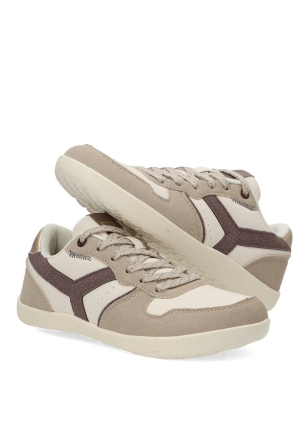 Deportivo respetuoso Barefoot ETIKA 50233 para mujer en beige