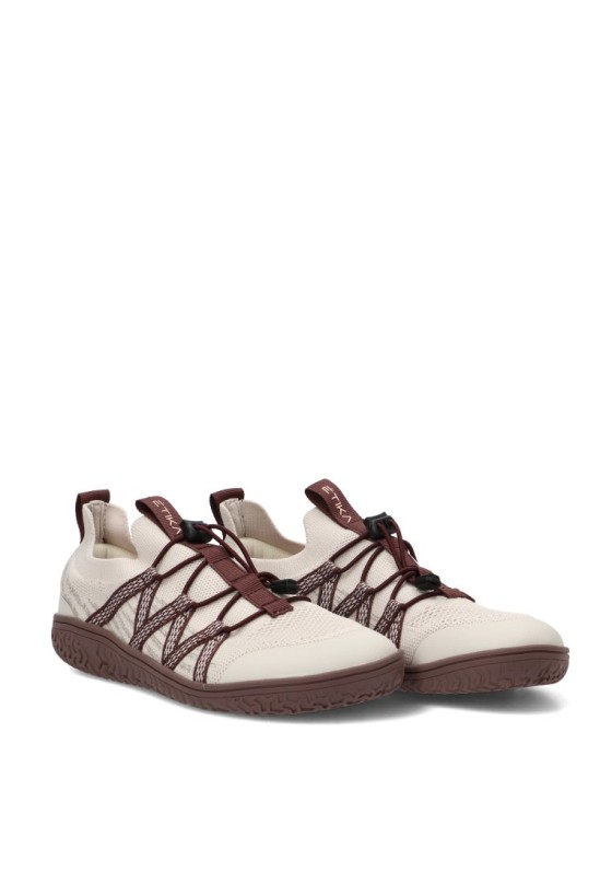 Deportivo beige textil respetuoso de mujer ETIKA 50235