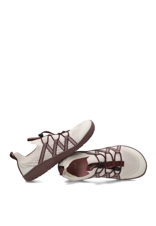 Deportivo beige textil respetuoso de mujer ETIKA 50235