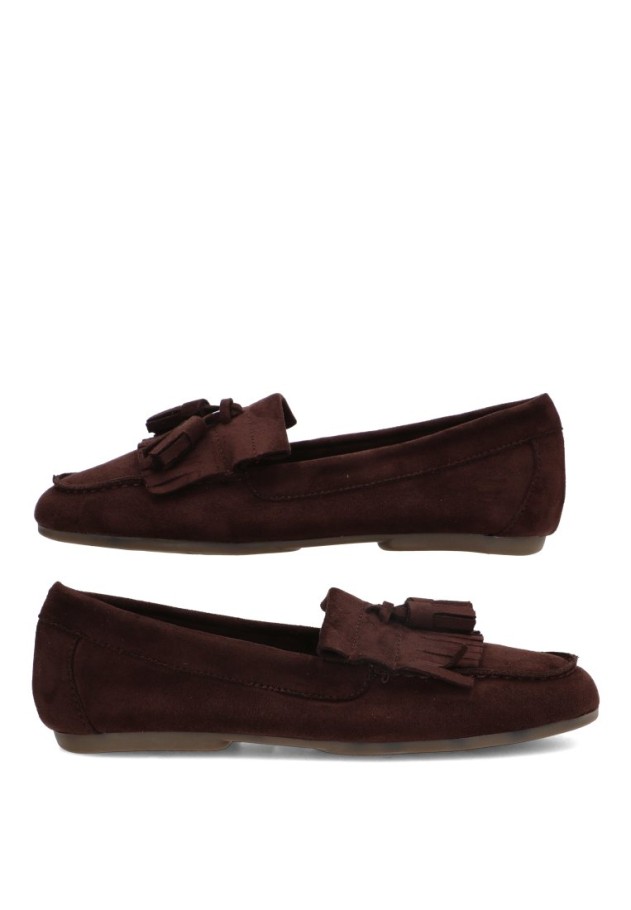 Mocasín marrón de mujer YULIA BU BER5760