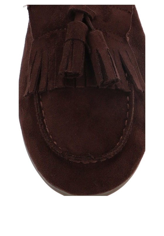 Mocasín marrón de mujer YULIA BU BER5760