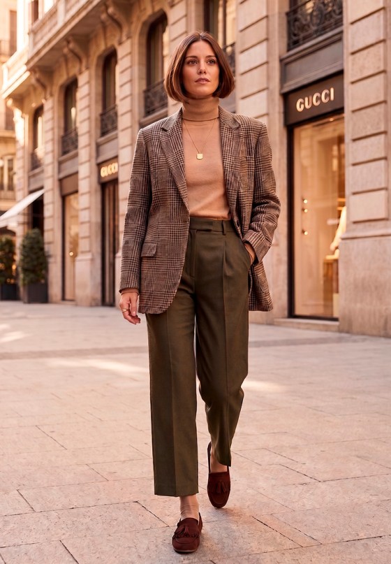 Mocasín marrón de mujer YULIA BU BER5760