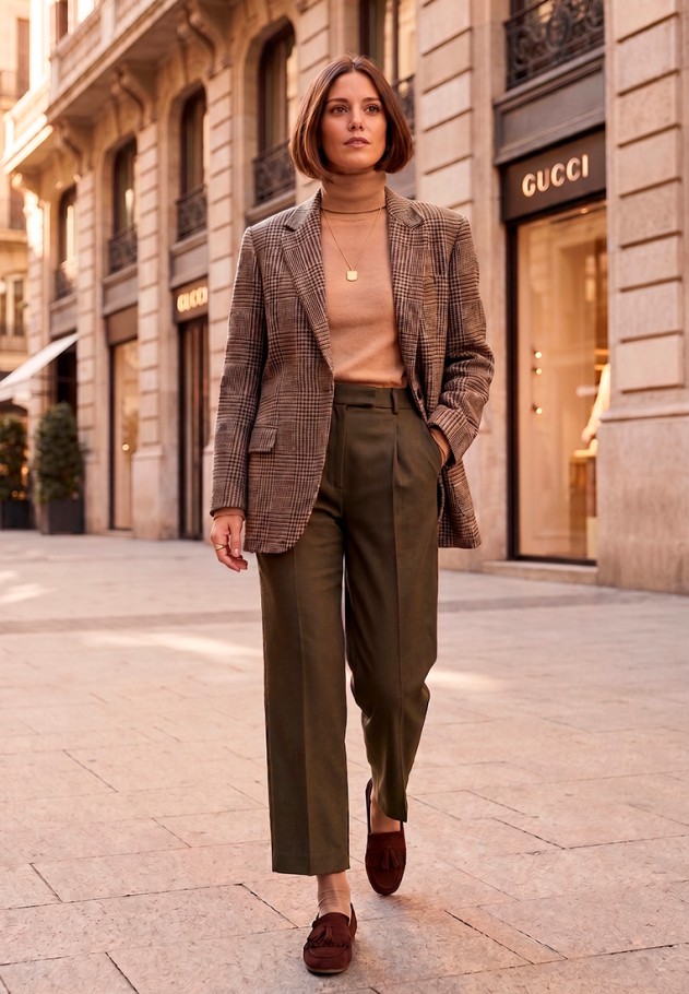 Mocasín marrón de mujer YULIA BU BER5760