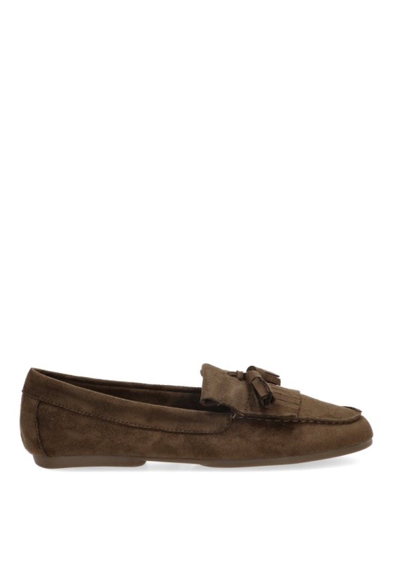 Mocasín verde de mujer YULIA BU BER5760