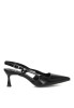 Zapato salón abierto de mujer YULIA LZ 5004 en negro