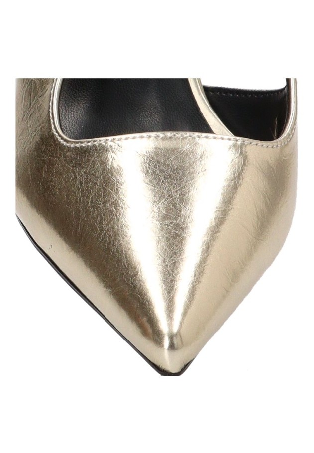 Zapato con cuña media de mujer YULIA LZ 5004 en oro