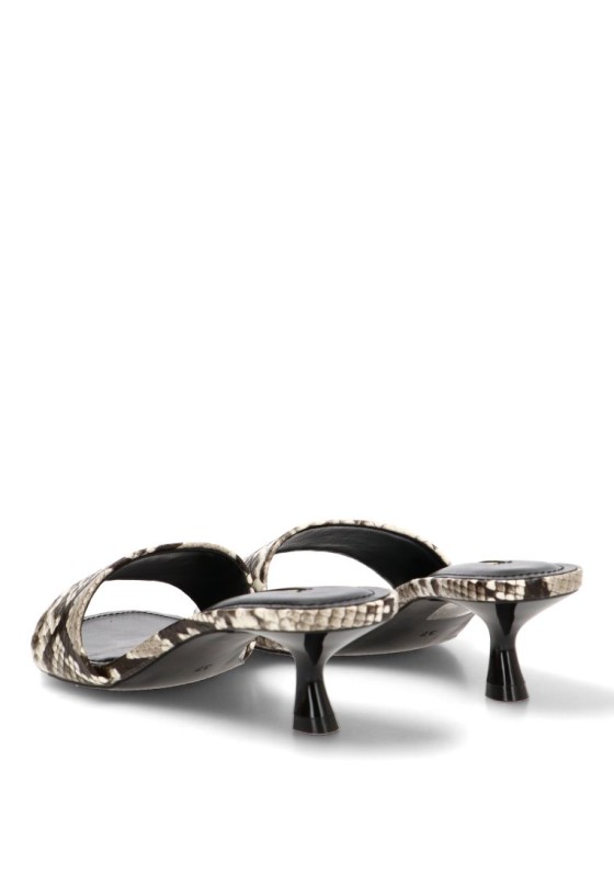 Sandalia con abalorios y tacón medio para mujer LUNA TREND M6295