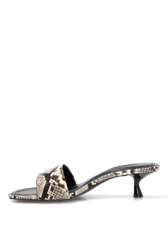 Sandalia con abalorios y tacón medio para mujer LUNA TREND M6295