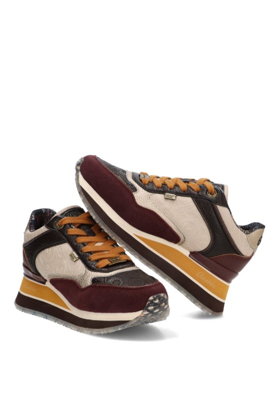 Deportivo multicolor con suela plana de mujer ANEKKE 43307