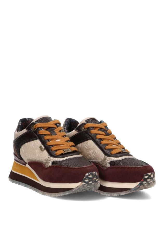 Deportivo multicolor con suela plana de mujer ANEKKE 43307