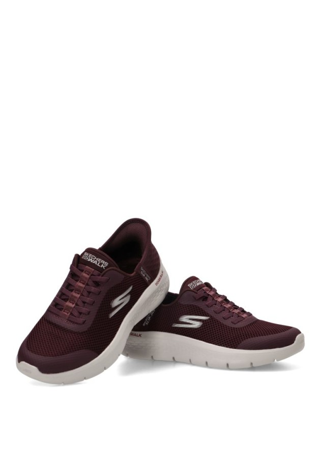 Deportivo burdeos SKECHERS 124836 para mujer