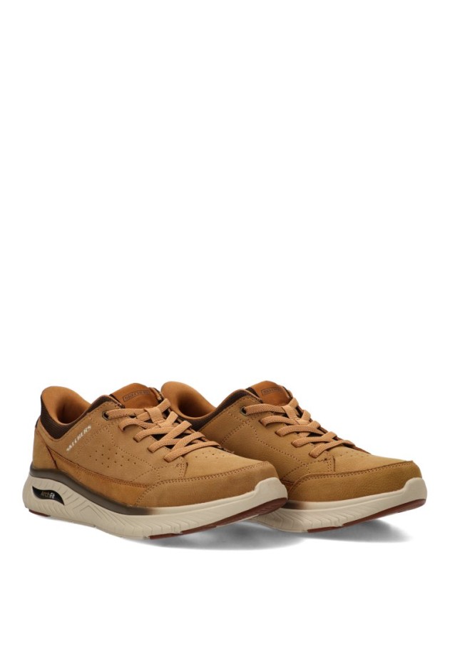 Deportivo cuero de hombre SKECHERS 205656