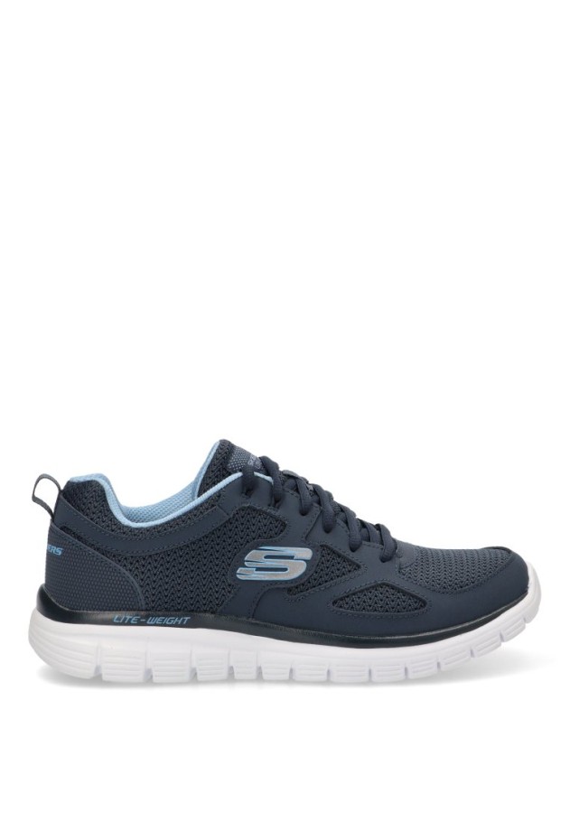 Deportivo textil con suela plana SKECHERS 52635 para hombre en marino