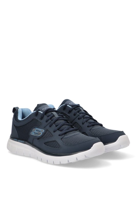 Deportivo textil con suela plana SKECHERS 52635 para hombre en marino