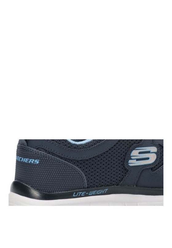 Deportivo textil con suela plana SKECHERS 52635 para hombre en marino