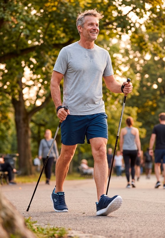 Deportivo textil con suela plana SKECHERS 52635 para hombre en marino