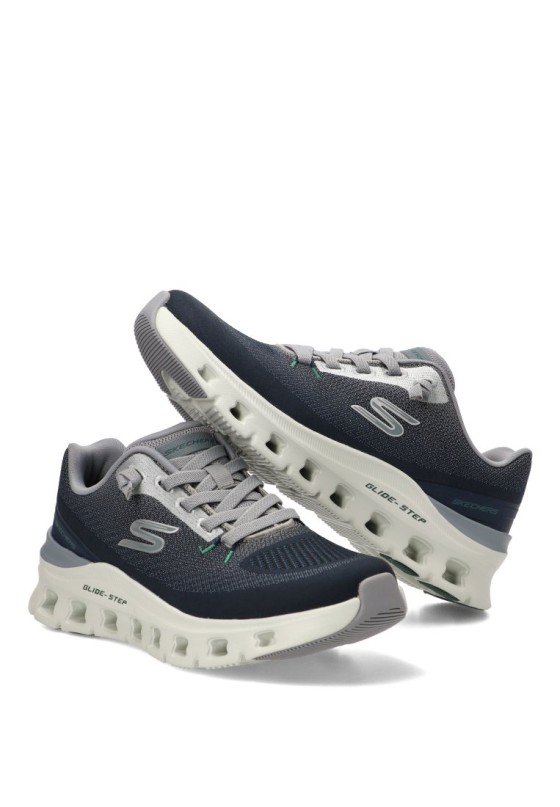 Deportivo casual SKECHERS 233132 marino con plantilla Memory Foam