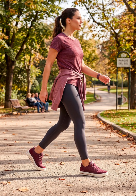 Deportivo burdeos de mujer SKECHERS 177209