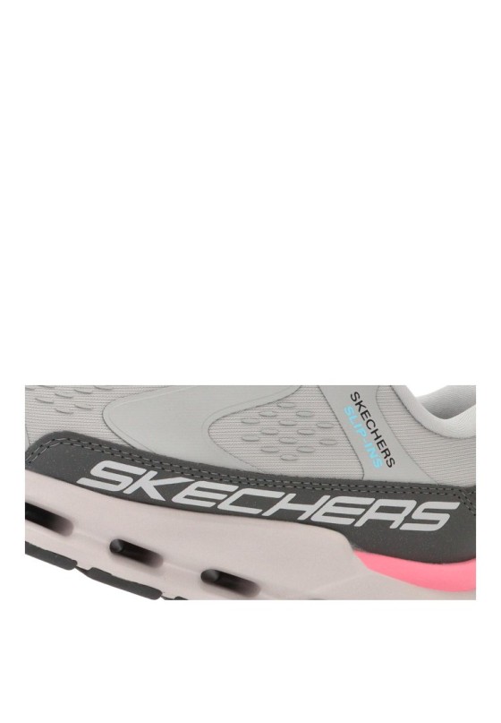 Deportivo textil gris con suela plana de mujer SKECHERS 303654L