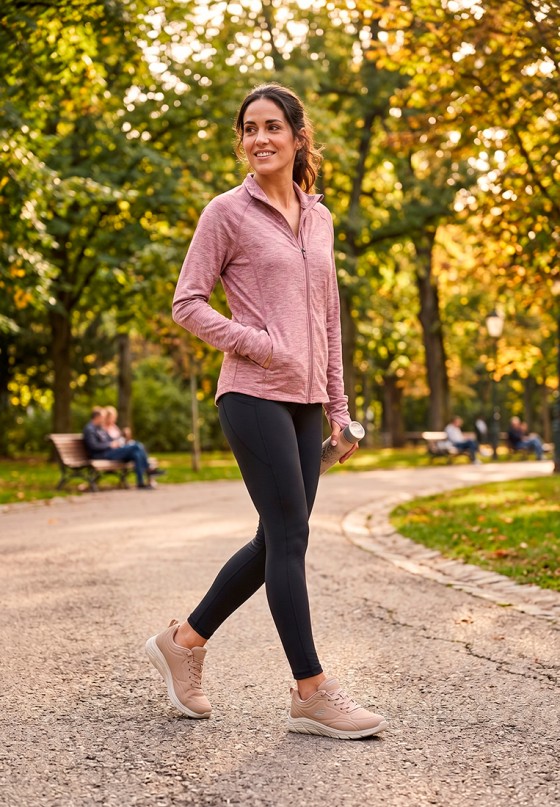 Deportivo taupe de mujer SKECHERS 117715